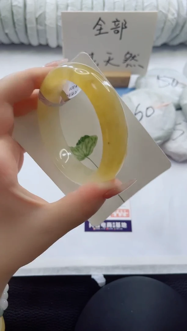 未镶嵌手镯石英质玉多样性发货C23-62
