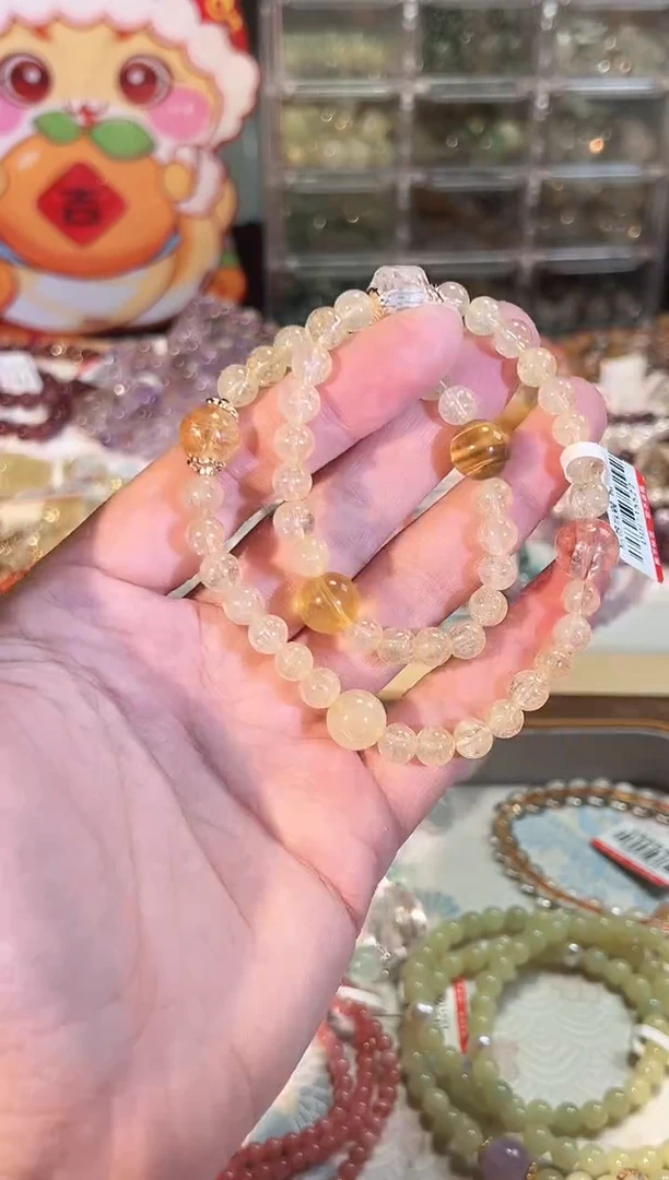 【闪购商品】水晶手链未镶嵌Q682多样性发货一件