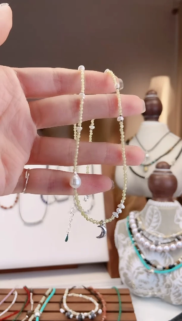 玻璃925银6984月亮