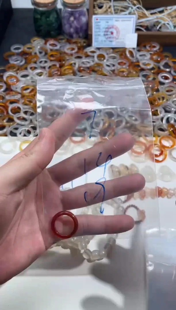 【闪购商品】玛瑙/玉髓戒指未镶嵌7