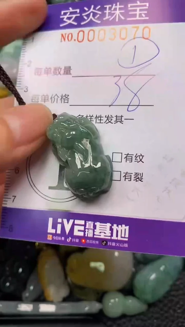 颈饰未镶嵌翡翠闪购0003070