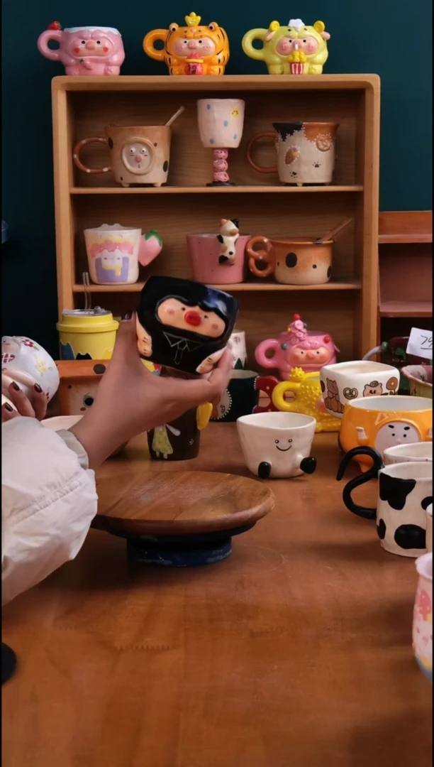 摆件陶景德镇原创手工陶瓷