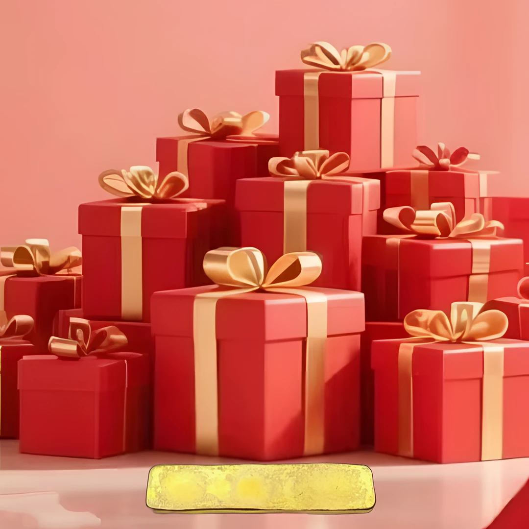 典雅级原创春节风格惊喜礼盒搭配精品挂件H006