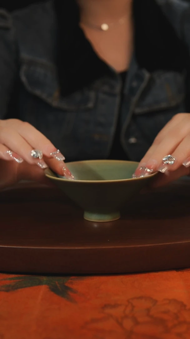 杯子宗*斗笠 柴烧全品一级 汝州原产地原矿仿古老釉