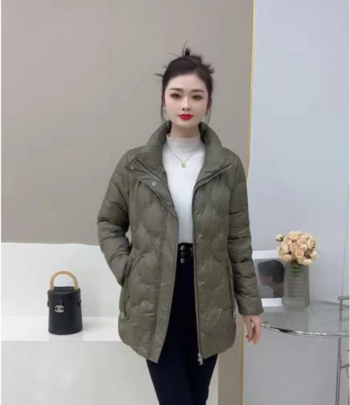 9919时尚长款棉服