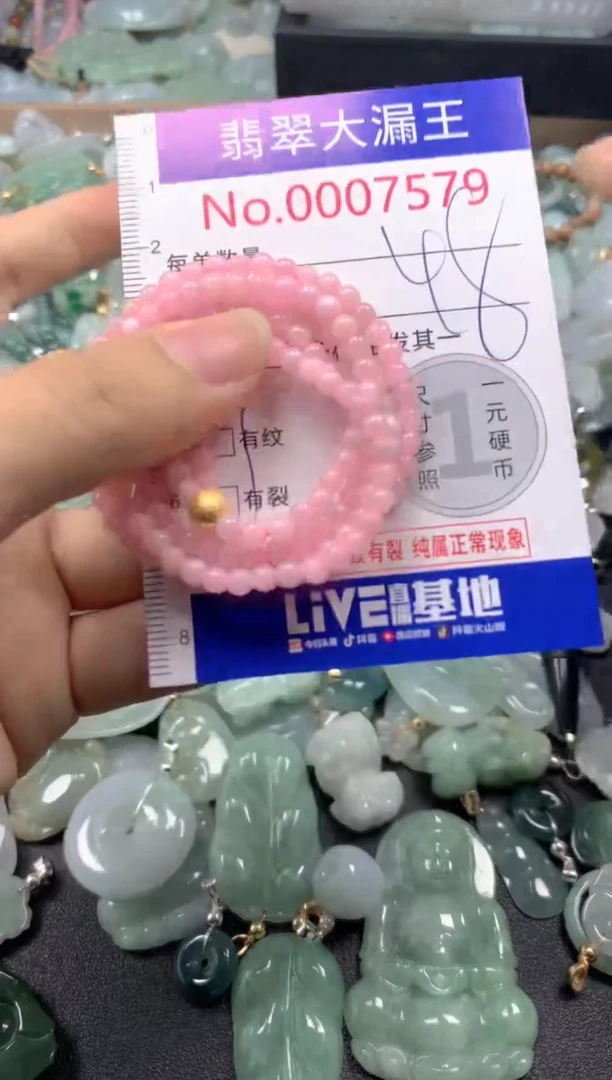 翡翠未镶嵌吊坠(不含链)7579