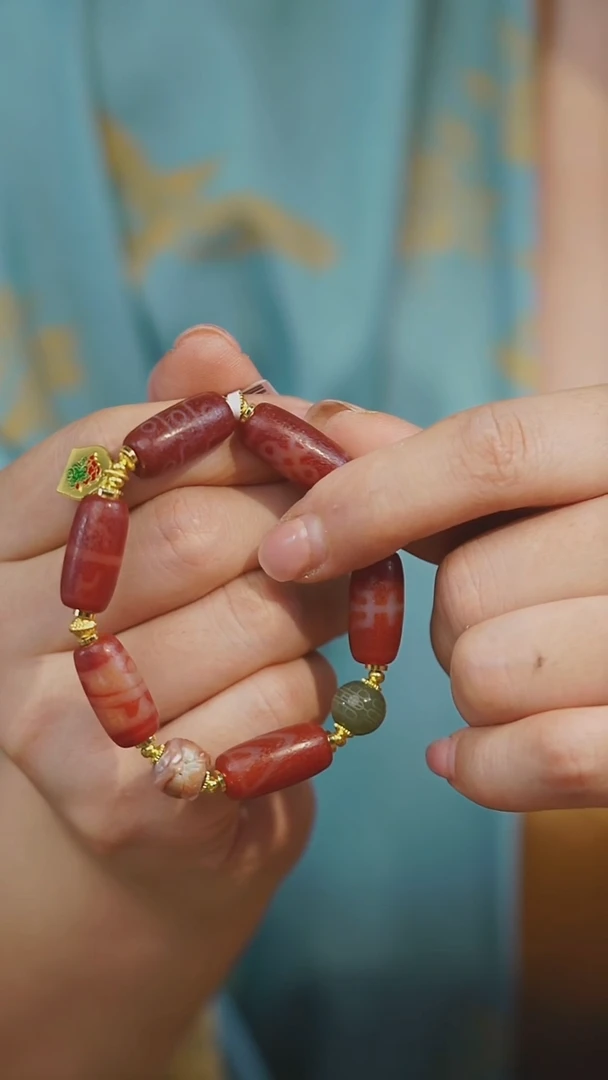 玛瑙/玉髓手串未镶嵌多样性发其一