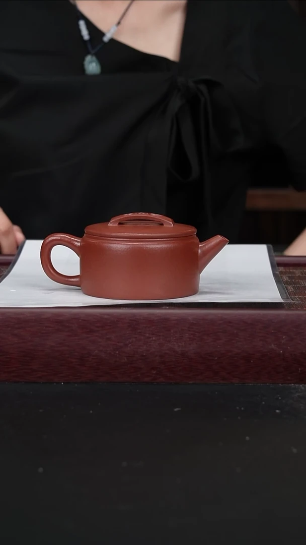 茶壶紫砂www朱泥汉瓦200CC