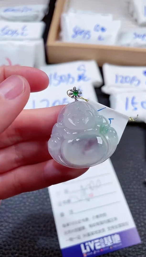 【闪购商品】翡翠颈饰18K金镶嵌00010766