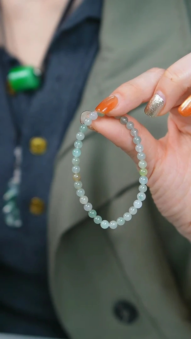 【闪购商品】翡翠手串未镶嵌9-5mm串串/姿/3