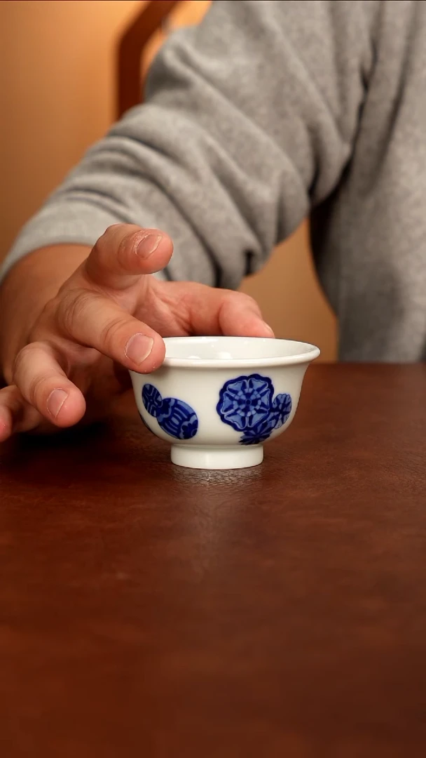 景德镇青花瓷手绘茶具