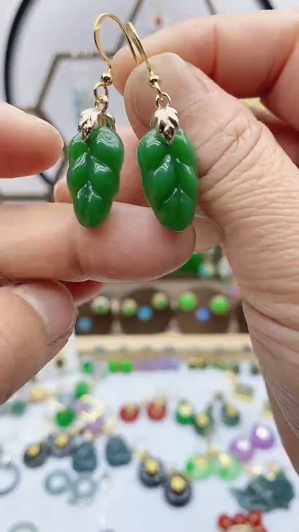 未镶嵌和田玉耳饰191