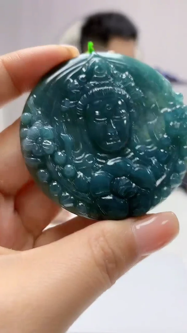【闪购商品】定制翡翠未镶嵌5153ms-毛货134观音