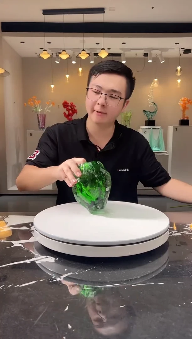 摆件巴比特美学 冰川纹小花插