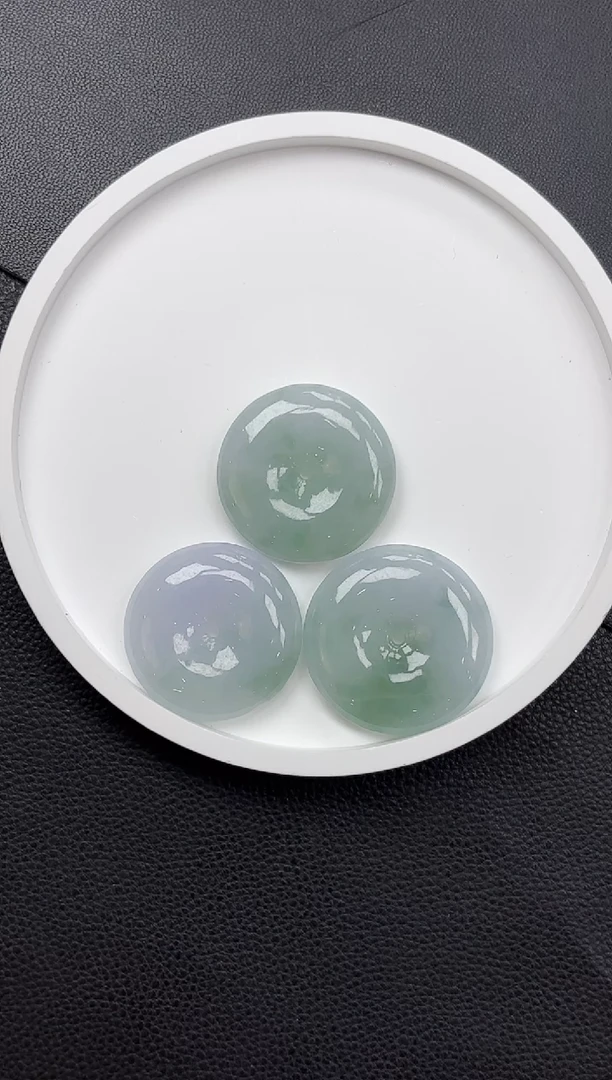 未镶嵌挂件翡翠平安扣/多样性发1件