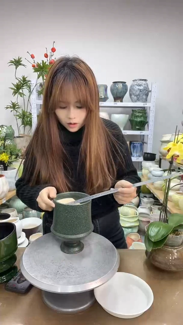 1.24陶瓷花盆直播链接高.    17  口  12