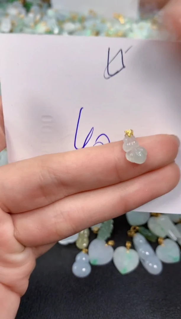 【闪购商品】翡翠颈饰18K金镶嵌 天然翡翠A货