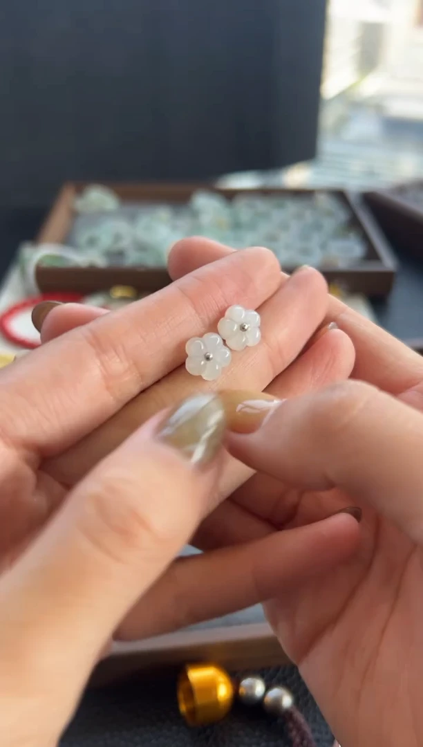 【闪购商品】翡翠耳饰未镶嵌112买断多样性发一