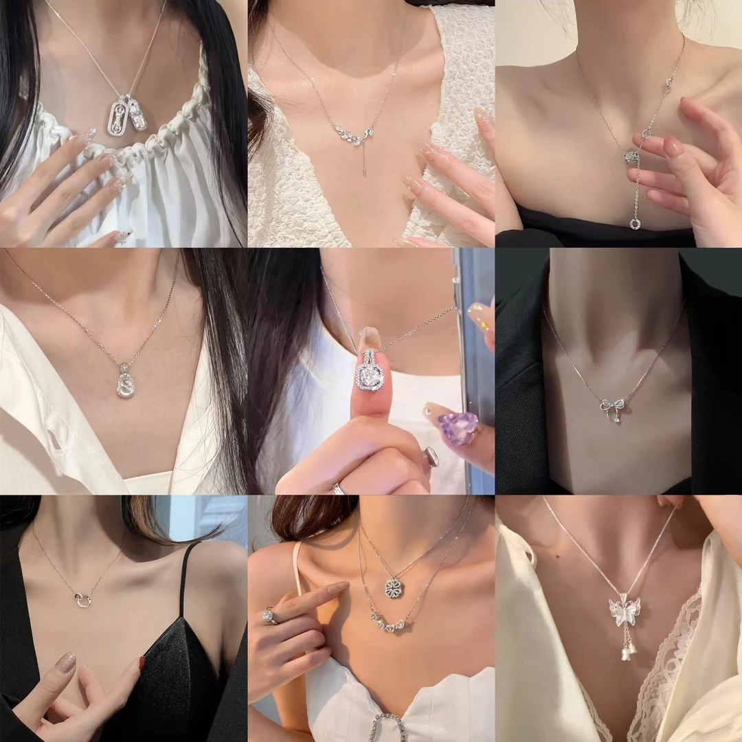 【热卖款】配高端礼盒时尚百搭DlY项链 手链