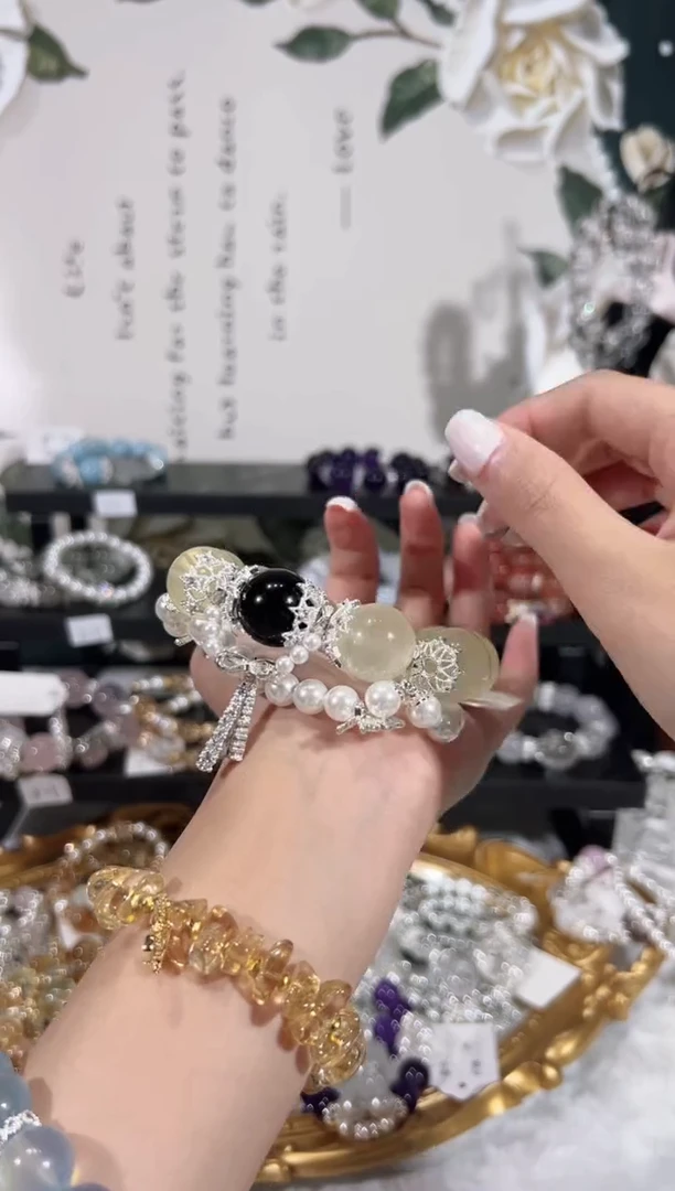 【闪购商品】水晶手链未镶嵌天然水晶默认微瑕 多样性发货发起一