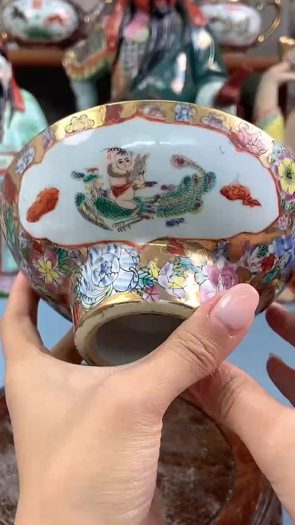 瓷片微瑕慎拍景德镇窑老厂瓷器单件