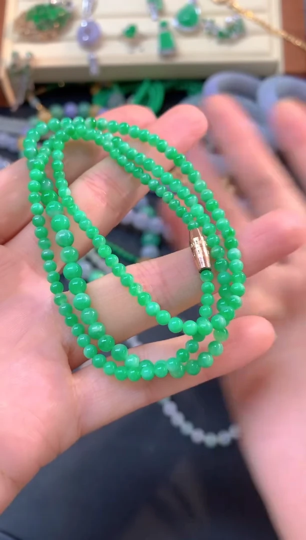 项链未镶嵌翡翠项链|8500+425