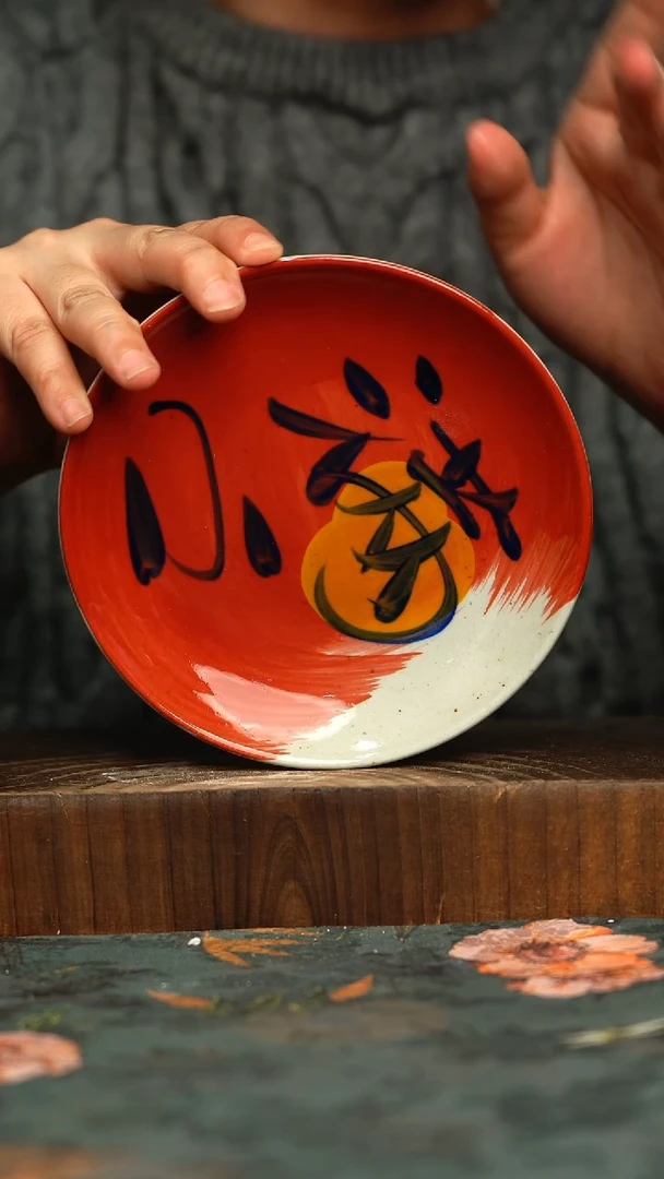 杯釉下彩手工手绘同款陶器