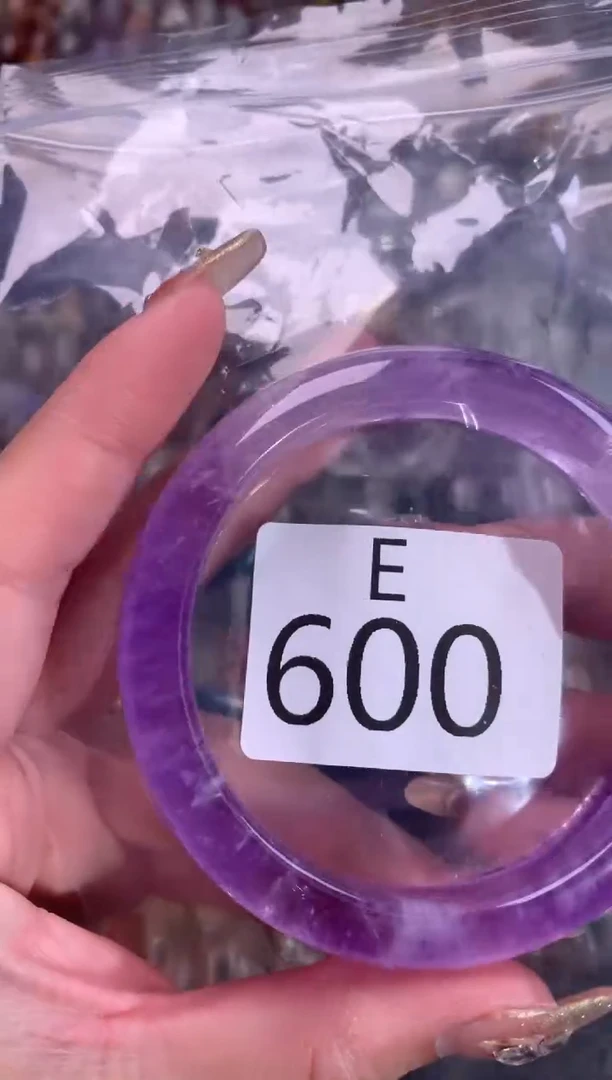 【闪购商品】紫晶水晶手镯未镶嵌600-58