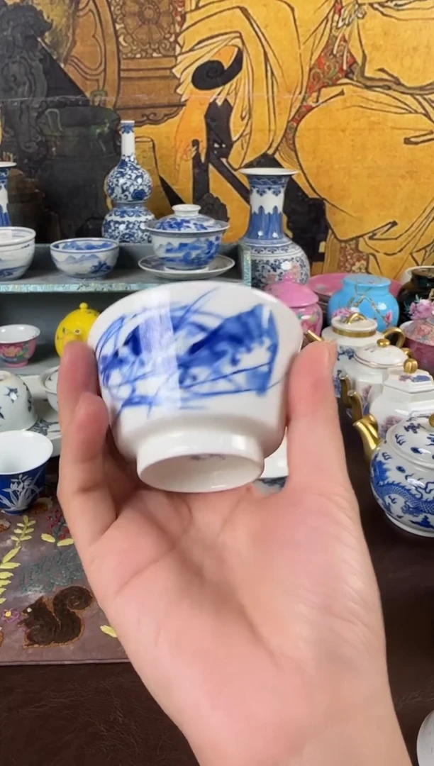 瓷片景德镇瓷器茶器茶杯