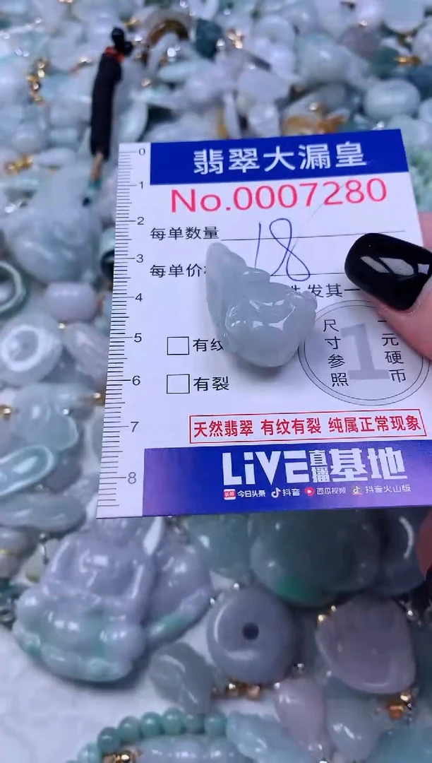 颈饰未镶嵌翡翠7280