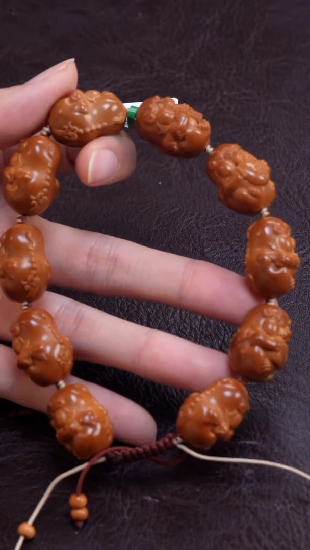 橄榄核手串/手链吞金兽