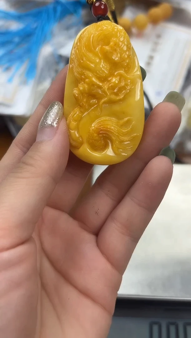 未镶嵌蜜蜡裸石蜜蜡吊坠