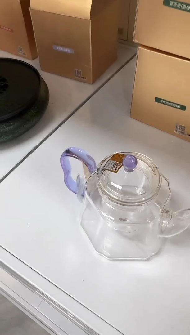 @@禾器晶彩锦瑞壶浅紫色