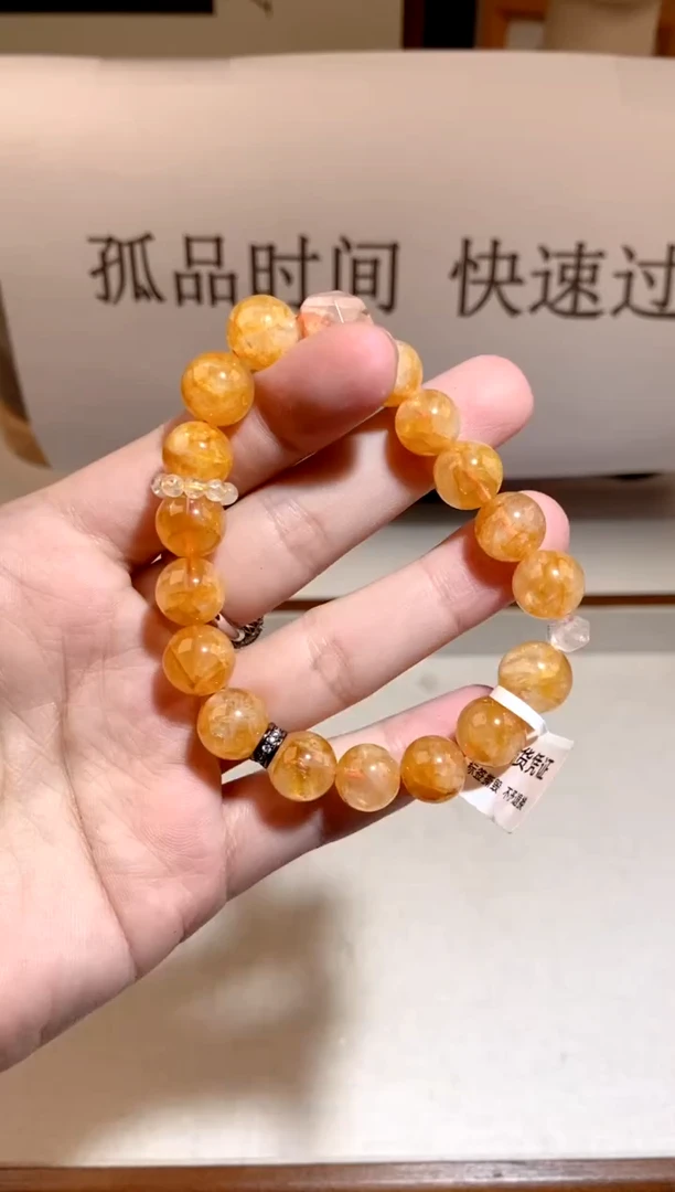 水晶手链银S925镶嵌多样性发一