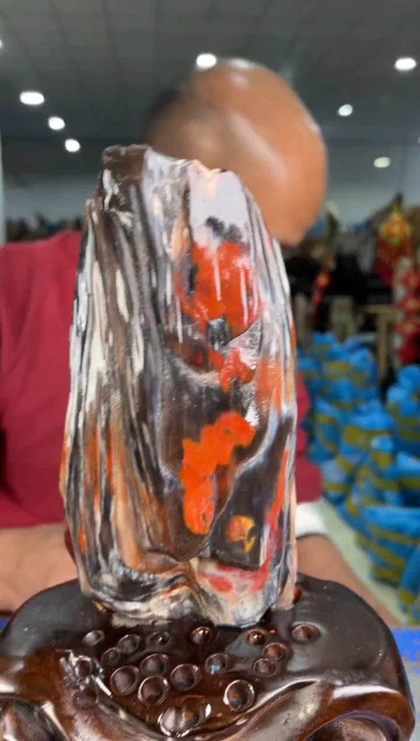 【闪购商品】硅化玉摆件未镶嵌7