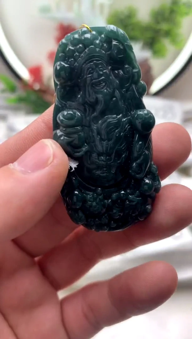 【闪购商品】翡翠颈饰未镶嵌财神