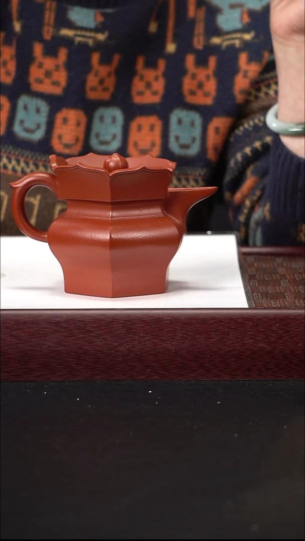 茶壶紫砂朱泥僧帽