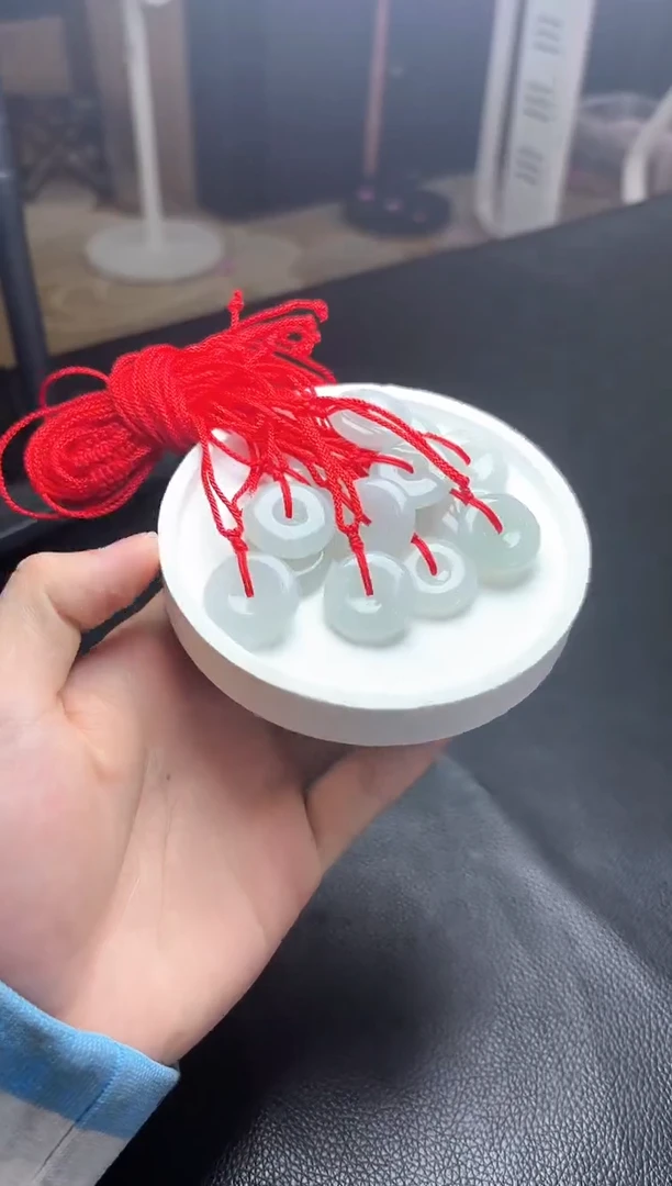 【闪购商品】翡翠颈饰未镶嵌YM1133-2 平安扣多样性发一