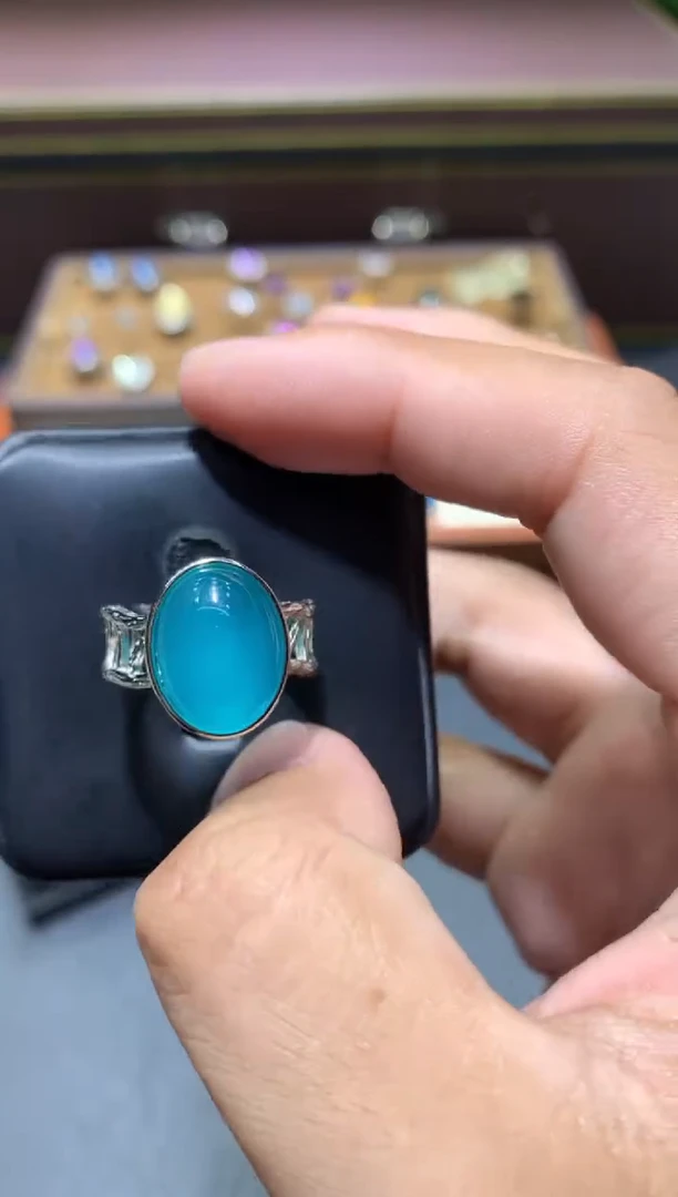 戒指未镶嵌天河石K60【多样性发其一】