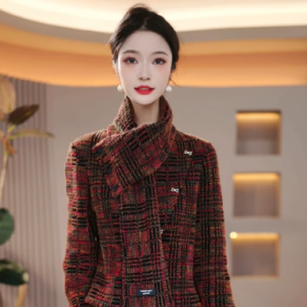 时尚保暖轻奢减龄优雅气质两件套套装M-4XL