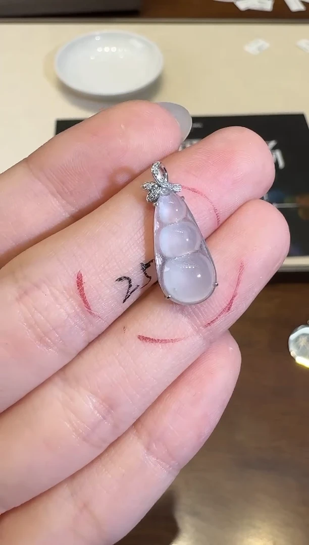 颈饰18K金镶嵌翡翠X1217-512-437