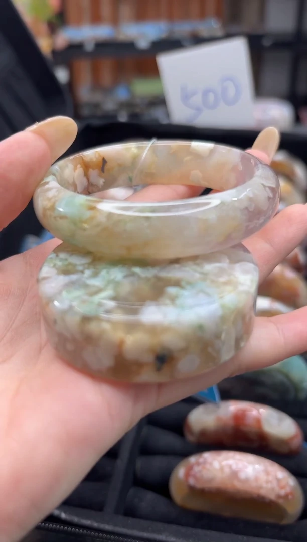 未镶嵌手镯石英质玉C117(58圈赠送镯心)