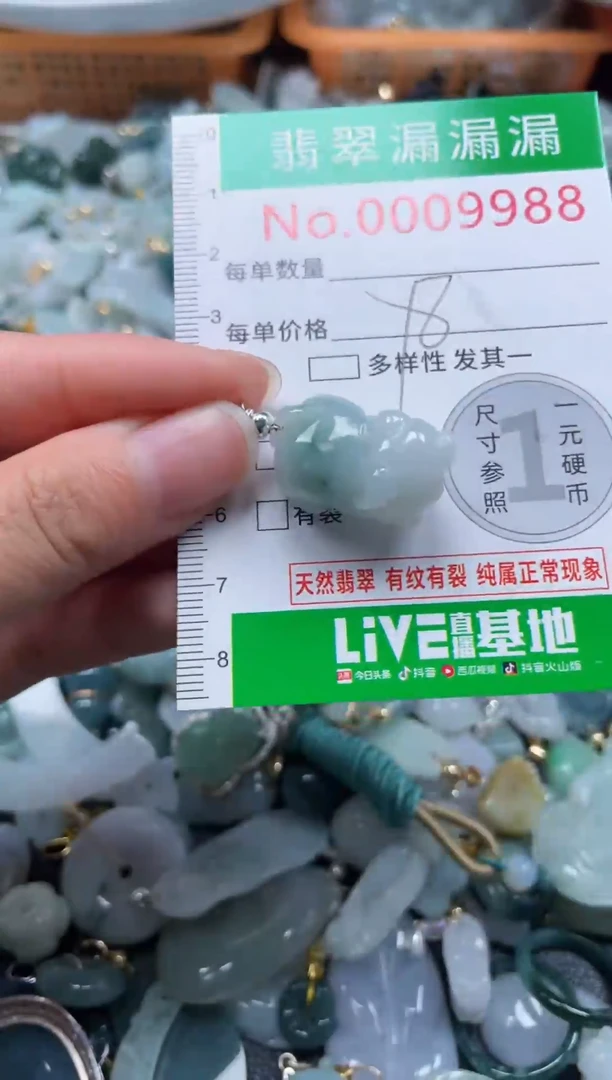 颈饰未镶嵌翡翠9988