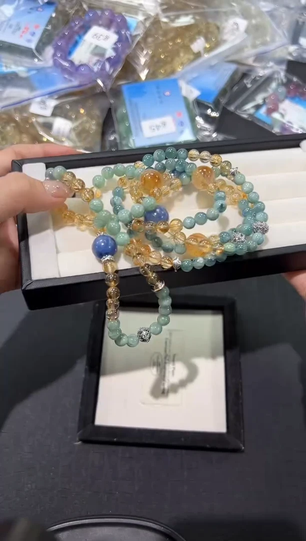 水晶手链未镶嵌61g多样性发其一【条】默认微瑕