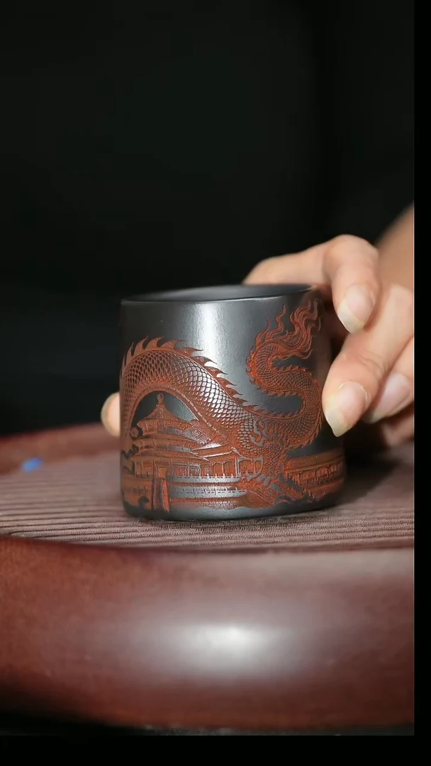 茶杯紫砂紫砂主人杯福利放漏