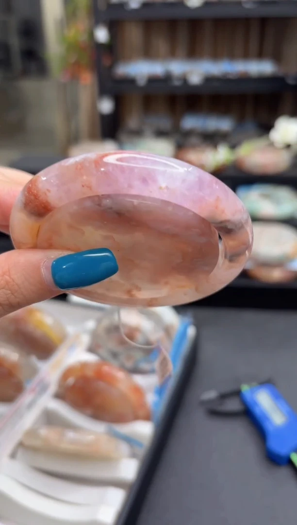 未镶嵌手镯石英质玉280(59圈赠送镯心)