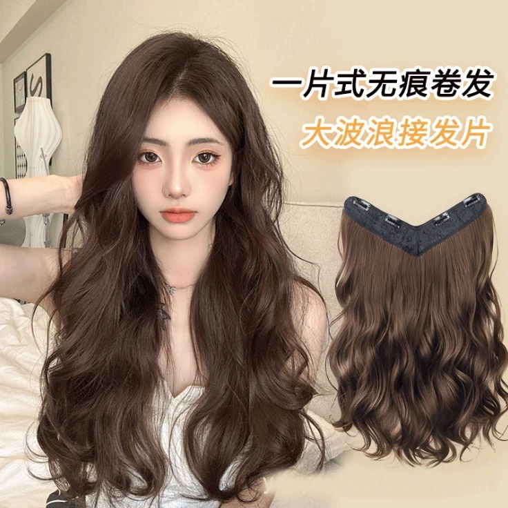 发箍刘海假发片女前额遮盖自然仿真假发贴片009