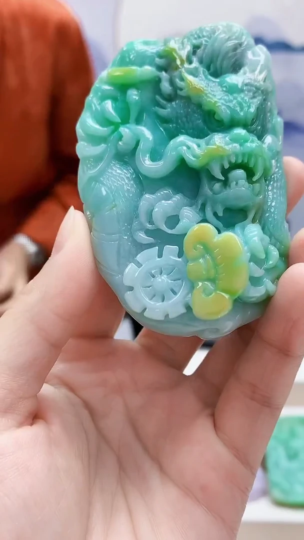 未镶嵌定制翡翠4829lr-毛货挂件39