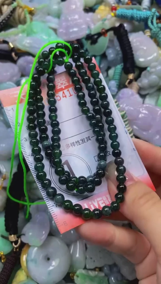 翡翠未镶嵌颈饰闪购0054106