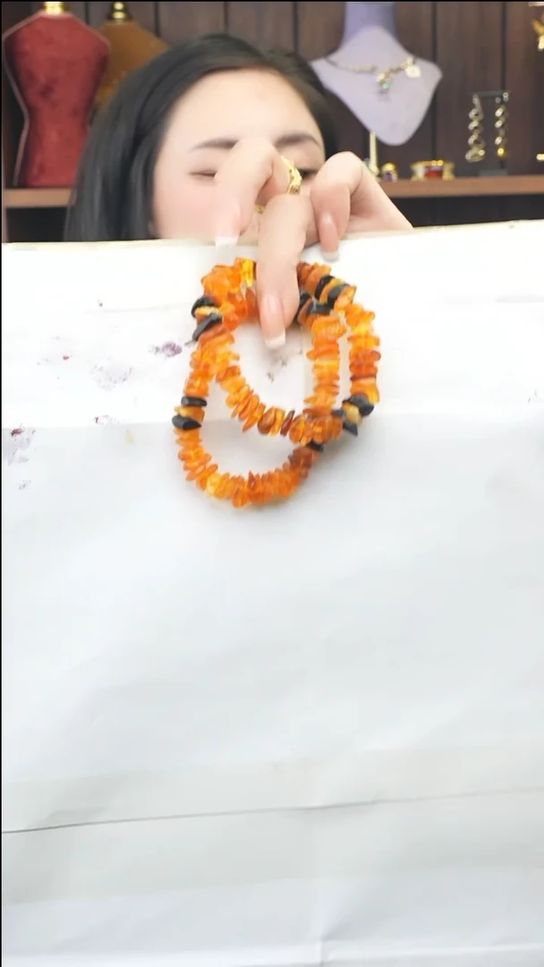 手链琥珀未镶嵌多样性发一